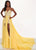 Rachel Allan Prima Donna - 5064 Beaded Sweetheart Romper With Skirt In Yellow