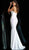 Jovani - 65069 Sequined Strapless V-neck Mermaid Dress In White