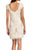 Aidan Mattox - 54458510 Cap Sleeve Paisley Ornate Scoop Back Dress in Neutral