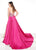 Rachel Allan Primadonna - 5087 Embellished Strapless A-line Gown In Pink and Neutral