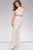 Fitted Two-Piece Lace Prom Dress 50880