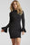 50898 Long Bell Sleeve Sheath Dress