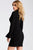 50898 Long Bell Sleeve Sheath Dress