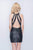 Nina Canacci - 508 Fully Sequined Halter Fitted Dress