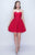 Nina Canacci - 510 Lace Sweetheart A-Line Cocktail Dress In Red