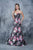 Nina Canacci - 5107 Strapless Floral Print Evening Gown In Print