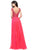 Sherri Hill - 51091 Two-Piece Beaded Cap Sleeve Chiffon Dress In Pink