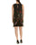 Adrianna Papell - AP1D103166 Floral Scoop Sheath Cocktail Dress In Black and Multi-Color
