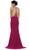 May Queen - RQ7421 Jewel Ornate Bodice High Neck Evening Gown