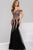 Sequined Off The Shoulder Tulle Mermaid Dress 51115