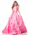 Sherri Hill - 51116 Long Floral Appliqued Pageant A Line Dress In Pink