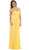 Strappy Pleated Evening Dress