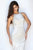 Sherri Hill - 51207 Embellished Halter Neck Sheath Dress In White