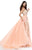 Sherri Hill - 51240 Flower-Appliqued Ballgown with Tulle Overskirt In Pink