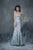 Nina Canacci - 5125 Dainty Floral Print Strapless Evening Gown In Print and Multi-Color
