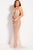51272 Sparkling Sheer Plunging V-Neck Evening Gown