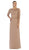 May Queen - MQ1279 Exquisite Lace Quarter Sleeve Long Evening Gown