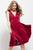 512 V-neck A-line Dress