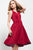 512 V-neck A-line Dress