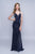 Nina Canacci - 6501 Sleeveless Plunging V-neck Trumpet Dress
