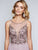 Nina Canacci - 5134 Embellished Sheer A-Line Evening Gown In Brown