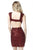 Sherri Hill - 51362 Embellished Deep V-neck Sheath Cocktail Dress In Red