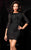 48377 Embellished Bateau Neck Sheath Dress