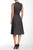Donna Morgan - D3629M Dot Printed Two Piece Dress in Black and Print