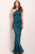 51389 Form Fitting Halter Sheath Dress