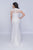 Nina Canacci - 5139 Lace Cap Sleeve V-neck Trumpet Dress In Ivory