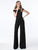Sherri Hill - 51433 Off-Shoulder Jumpsuit In Black