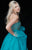 Sherri Hill - 51438 Strapless Beaded Bodice A-Line Dress In Blue and Green