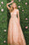 51439 Deep Blush Sequined A-line Gown