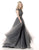 Sherri Hill - 51449 Scallop-Motif Beaded Two-Piece Ballgown In Gray