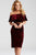 51450 Ruffled Off-Shoulder Two-Piece Dress