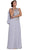 Embroidered Jewel Neck A-Line Dress