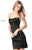 Sherri Hill - 51500 Short Fitted Strappy Back Satin Dress In Black