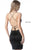 Sherri Hill - 51500 Short Fitted Strappy Back Satin Dress In Black