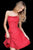 Sherri Hill - 51546 Applique Strapless Sweetheart A-Line Dress In Red