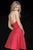 Sherri Hill - 51546 Applique Strapless Sweetheart A-Line Dress In Red