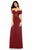 Sherri Hill - 51556 Beaded Lace Off-Shoulder A-Line Dress In Red