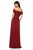 Sherri Hill - 51556 Beaded Lace Off-Shoulder A-Line Dress In Red