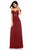 Sherri Hill - 51556 Beaded Lace Off-Shoulder A-Line Dress In Red
