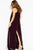 51570 Bead Embellished Lace Overlay High Halter Dress