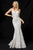 Sherri Hill - 51571 Metallic Lace Fitted Mermaid Dress In White