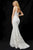 Sherri Hill - 51571 Metallic Lace Fitted Mermaid Dress In White