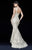 Sherri Hill - 51571 Metallic Lace Fitted Mermaid Dress In Gold