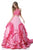 Sherri Hill - 51577 Beaded Two Piece Ruffled Ballgown In Pink