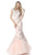 Sherri Hill - 51593 Beaded Lace Bateau Mermaid Dress In Pink