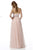 Sherri Hill - 51604 Beaded Illusion Halter A Line Dress In Pink